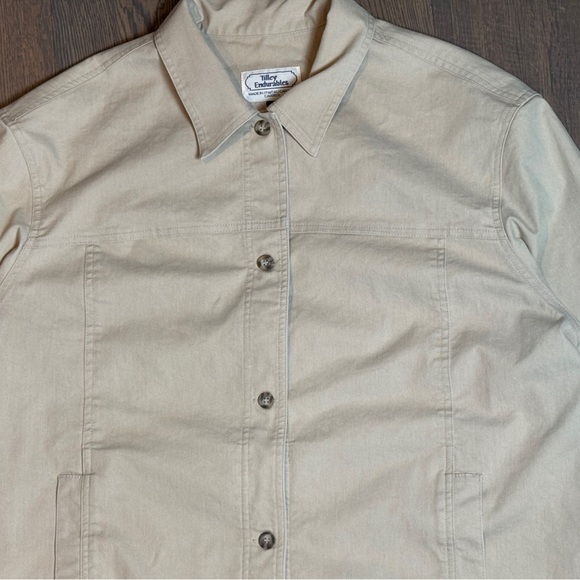 VTG Tilley Endurables Canada Jacket Women's Sz 18 Utility Outdoor Gorpcore READ - Picture 3 of 13